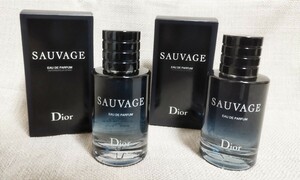 Dior ディオール 香水 SAUVAGE ソヴァージュ ol オードゥ パルファ厶　60ml　おまとめ2点