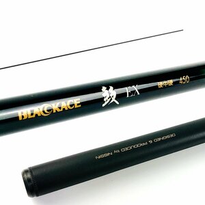 1円～ 宇崎日新 ブラックエース 鼓 EX 硬中硬 450 釣り竿 渓流竿 穂先折れ 袋 | UZAKI NISSIN BLACKACE mountain stream rod 釣り竿 渓流