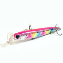 K 970 アイマ ロケットベイト 95H #RB95H-009 ピンクバックキャンディー ルアー ミノー|ima rocket bait 釣具 中古 やや汚れ_画像2