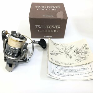 K シマノ 11 ツインパワー C3000HG スピニングリール 箱 | SHIMANO TWIN POWER Made in Japan Fishing reel バス釣り ライトソルトの画像2