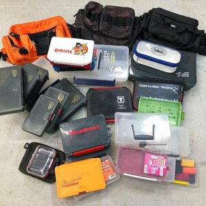 K 1 jpy ~ tuck ru case bag 30 set Shimano Jackal LSD Versus Megabass I ma Daiso tackle box toolbox storage case 