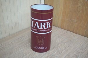 4c105　LARK　ゴミ箱　ラーク　レトロ　スチール缶　ゴミ缶　傘立て　タバコ　ダストボックス　希少　