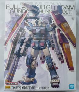 【新品】ガンダム　サンダーボルト　MG FA-78 FULL ARMOR GUNDAM（GUNDAM THUNDERVOLT Ver.）　フルアーマー・ガンダム Ver.Ka【未開封】