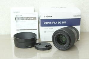 未確認現状品　SIGMA 30mm 1:1.4 DC DN カメラレンズ 13J204