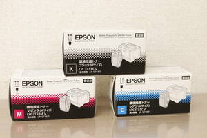 【未使用/期限切れ】 EPSON エプソン 環境推奨トナー LPC3T33K V/ LPC3T33M V/ LPC3T33C V ブラック/マゼンタ/シアン Mサイズ 1J314