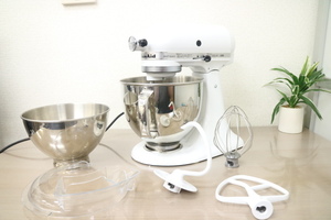 Kitchen Aid キッチンエイド スタンドミキサー 4.8L 9KSM160FGWH 7J511