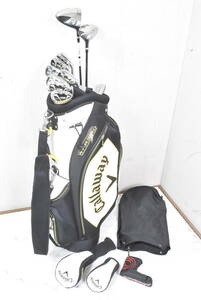 中古 10本セット Callaway WARBIRD 1W,5W,5-9I,PW,SW,PT フレックスS キャディバック付 3J797