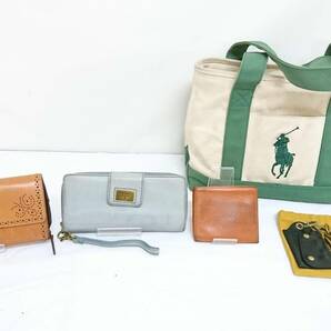 【USED品】LAUREN RALPH LAUREN ローレン ラルフ ローレン他 ブランド色々 計5点/イルビゾンテ/FOSSIL/POLO/パンチングレザー/8-05AK041109の画像1