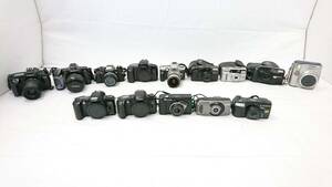 【USED品～ジャンク品】Canon キャノン MINOLTA ミノルタ他 カメラ 計14点セット/一眼レフ/フィルムカメラ/PENTAX/富士フイルム他/10-RMS44