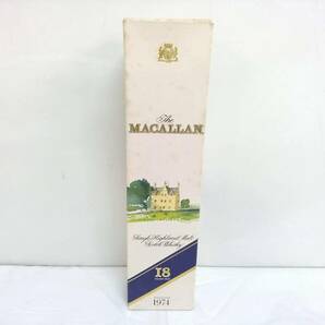 【コレクション放出品】The Macallan ザ マッカラン 18年 1974 スコッチウイスキー/43度/700ml/旧ボトル/ヴィンテージ/6-01YZ040601の画像9