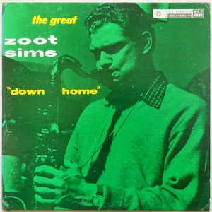 【オリジナル】DOWN HOME / Zoot Sims★深溝★