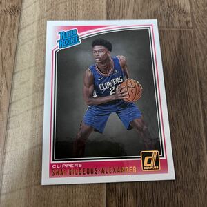 SHAI GILGEOUS - ALEXANDER RATED ROOKIE RC 2018-19 Panini donruss