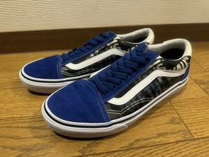 バンズ　VANS V36CF CLR.LOGO　OLD SKOOL CR PU　BLUE/WHITE　623282-0002 