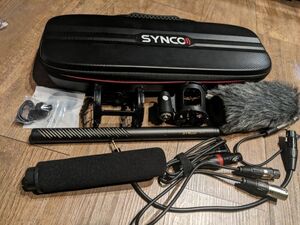 SYNCO Mic D1 ハイパーカーディオイド　ショットガンマイク　電池駆動　＋おまけいろいろ