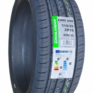 2本セット 215/35R19 2023年製造 新品サマータイヤ GRENLANDER ENRI U08 送料無料 215/35/19の画像3