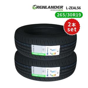 2本セット 265/30R19 2023年製造 新品サマータイヤ GRENLANDER L-ZEAL56 送料無料 265/30/19