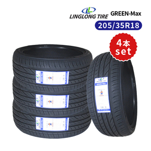 4本セット 205/35R18 2024年製造 新品サマータイヤ LINGLONG GREEN-Max 送料無料 205/35/18