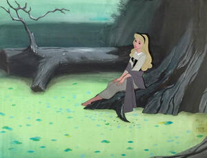 Disney　ディズニー　眠れる森の美女　ブライアローズ　セル画　原画　限定　レア　入手困難