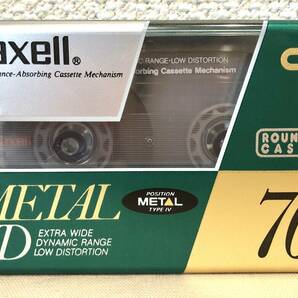 4-5【未使用品】マクセル Maxell METAL UD 60分＆70分 fpr CD メタル/アクシア AXIA PS-2 54分 ハイポジション カセットテープ 3本セットの画像2