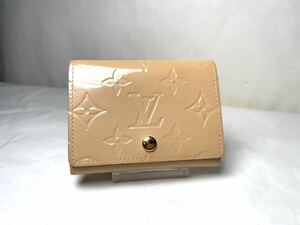  1円 ■使用僅か極美品■ LOUIS VUITTON ルイヴィトン M91540 モノグラムヴェルニ アンヴェロップ カルト ドゥ ヴィジット カードケース