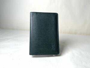 598 美品 1円 Louis Vuitton ルイヴィトン タイガ オーガナイザー ドゥポッシュ M30512 カード 名刺入れ カードケース 定期入れ