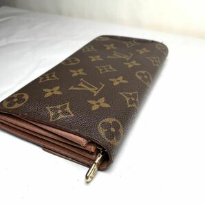 624 1 円 LOUIS VUITTON ルイヴィトン モノグラム 長財布 二つ折り 小銭 札入れ ポルトフォイユ サラ 財布 メンズ レディの画像5