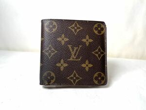 629 　1円 LOUIS VUITTON ルイヴィトン M61675 モノグラム ポルトフォイユマルコ 二つ折り 財布 ウォレット ミュルティブル