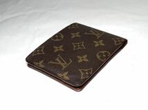 使用僅か極美品1円　LOUIS VUITTON ルイヴィトン ミュルティブル モノグラム マルコ 二つ折 財布 ウォレット メンズ 札入 ポルトフォイユ_画像6