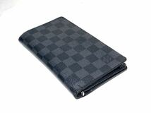 674 使用僅か極美品ルイヴィトン LOUIS VUITTON 長財布 N63116 ポルトフォイユ コロンブス ダミエ・グラフィット ダミエグラフィット _画像3