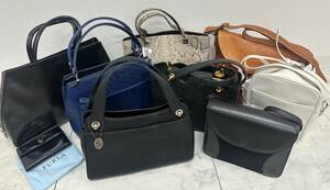 ◇◆A3296　オーストリッチ　パイソン　フルラ　FURLA　レザー　牛革　バッグ　財布　おまとめ　現状保管品◆◇