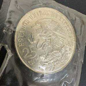 ◇◆4056 メキシコ オリンピック 25ペソ 銀貨 1968年 2枚セット 記念銀貨 現状保管品◆◇の画像4