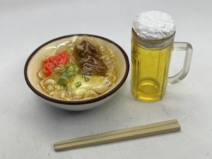 ■ ★ Sapporo Beer Figure Версия Okinawa Product Shophibity 004 Soki Soba (Kaiyodo)