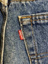 90s USA製 ビンテージ リーバイス 510 デニムパンツ スキニー Levi's ジーパン gパン ジーンズ/606_画像4