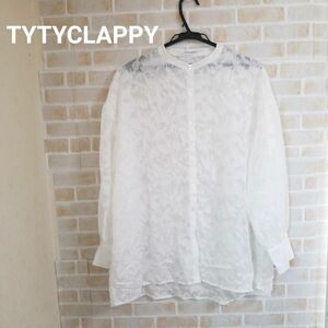 TYTYCLAPPY レースシアーシャツ