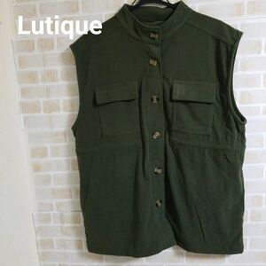 【本日削除/最終値下】Lutique ミリタリーベスト