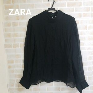 【本日削除/最終値下】ZARA シアーブラウス