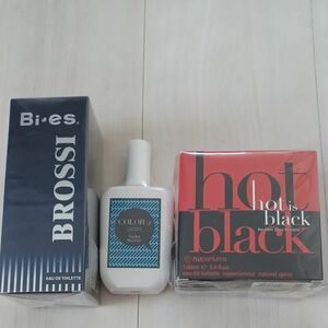 ビエス ブロッシ オードトワレ 100mL　COLOR/Z85mｌ　hot is black100ml　三点セット