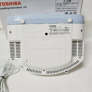 0410★☆TOSHIBA カンタン&コンパクトCDラジカセ TY-CK2 CD再生 AM/FMラジオ カセット 説明書付 ブルー☆★の画像8