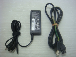 DELL AC ADAPTER 19.5V~3.34A 外径約4.5mm 内径約3.0mm Latitude 3301 3590 Inspiron 13 7000/ 14 5000/15 7000 Optiplex 3020M 7040対応