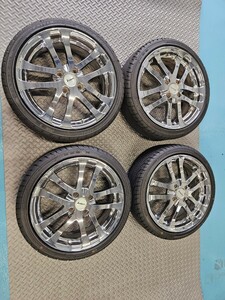 WEDS　クレンツェ　LXZ　16インチ　16-5.5J+45　4穴　ピッチ100　タイヤ　ケンダKR20　165/45-16　着払い(落札者様負担)