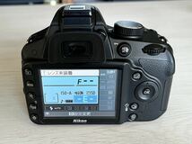 Nikon ニコン D3200 ダブルズームキット ブラック 18-55mm 55-200mm バッテリー 充電器付き_画像6