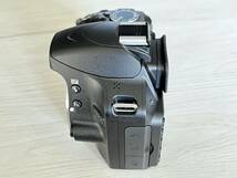Nikon ニコン D3200 ダブルズームキット ブラック 18-55mm 55-200mm バッテリー 充電器付き_画像9