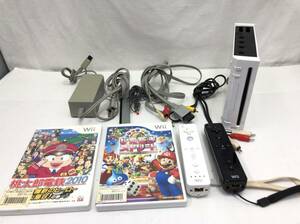 Wii 本体 セット リモコン ブラック ホワイト ソフト 桃太郎電鉄2010 いただきストリート 本体のみ通電のみ確認 240424