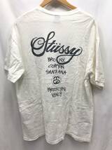 STUSSY ステューシー 半袖Tシャツ ホワイト系 XL メンズ 24041502_画像2