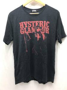 HYSTERIC GLAMOUR ヒステリックグラマー 半袖Tシャツ ブラック L メンズ 24041502