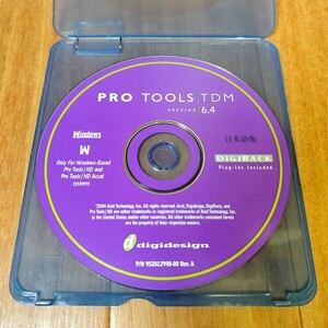 PRO TOOLS TDM 6.4 for Win (CD-ROM)