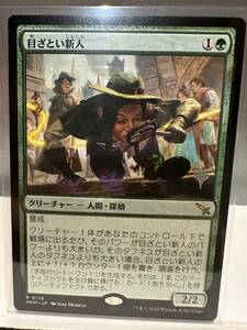 MTG 　目ざとい新人　Sharp-Eyed Rookie　 PR　1枚