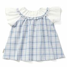 新品☆130cm ビケット トップス チュニック 半袖Tシャツ 子供服 ブラウス 花柄 Biquette キムラタン 女の子 ナチュラル 同梱で送料無料_画像5