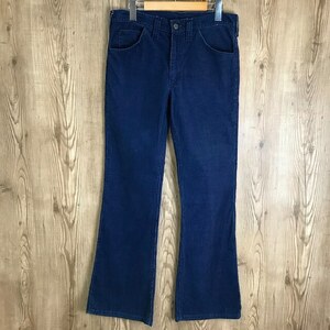 70s VINTAGE Lee フレアー コーデュロイ パンツ メンズ M程 42タロン 70年代 リー ヴィンテージ 古着 e24032306