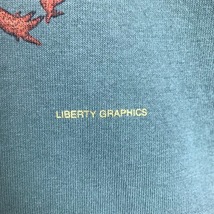 USA製 90s LIBERTY GRAHICS カエル&トカゲ グラフィック プリント T-sh メンズ XL 90年代 ヴィンテージ 古着 e24040805_画像8